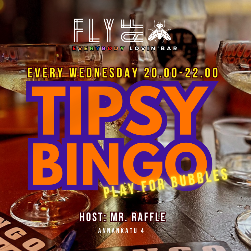 FLYAF BAR - TIPSY BINGO EVERY WEDNESDAY