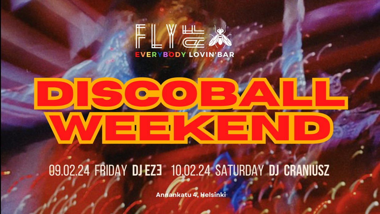 Disco Weekend Alert: 09-10.02.24 — be part of the fabulous February in FlyAF Bar